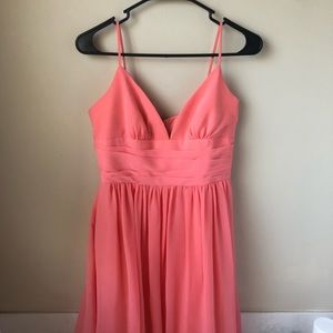David’s Bridal pink dress sz 6